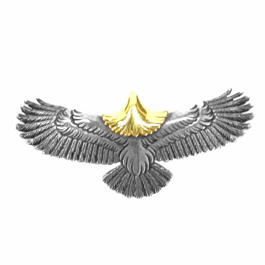 WINGROCK ウィングロック K18 両目ルビー 頭金 イーグル  シルバー系 ゴールド系【中古】