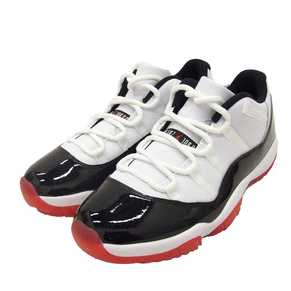 NIKE AIR JORDAN ナイキ ジョーダン AV2187 160 11 Retro Low Concord Bred スニーカー 白系×黒系 26cm【極上美品】【中古】