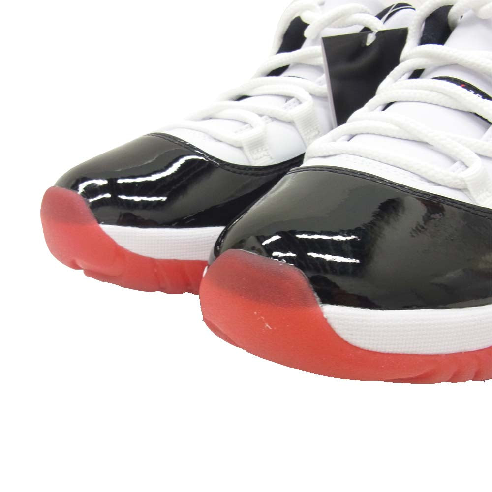 NIKE AIR JORDAN ナイキ ジョーダン AV2187 160 11 Retro Low Concord Bred スニーカー 白系×黒系 26cm【極上美品】【中古】