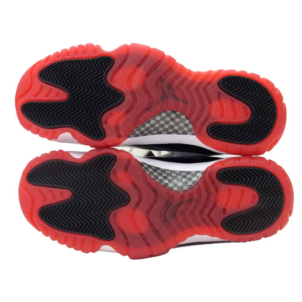 NIKE AIR JORDAN ナイキ ジョーダン AV2187 160 11 Retro Low Concord Bred スニーカー 白系×黒系 26cm【極上美品】【中古】