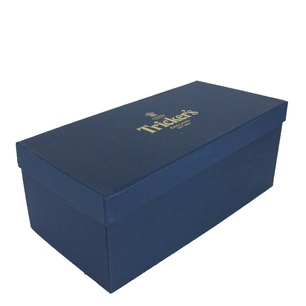 Tricker's トリッカーズ M5633 未使用品 BOURTON バートン ダイナイトソール ウイングチップ シューズ ブラック系 8 1/2【極上美品】【中古】