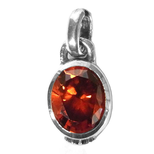 キングクローチ ストーン ネックレス チャーム ペンダントトップ シルバー系【中古】