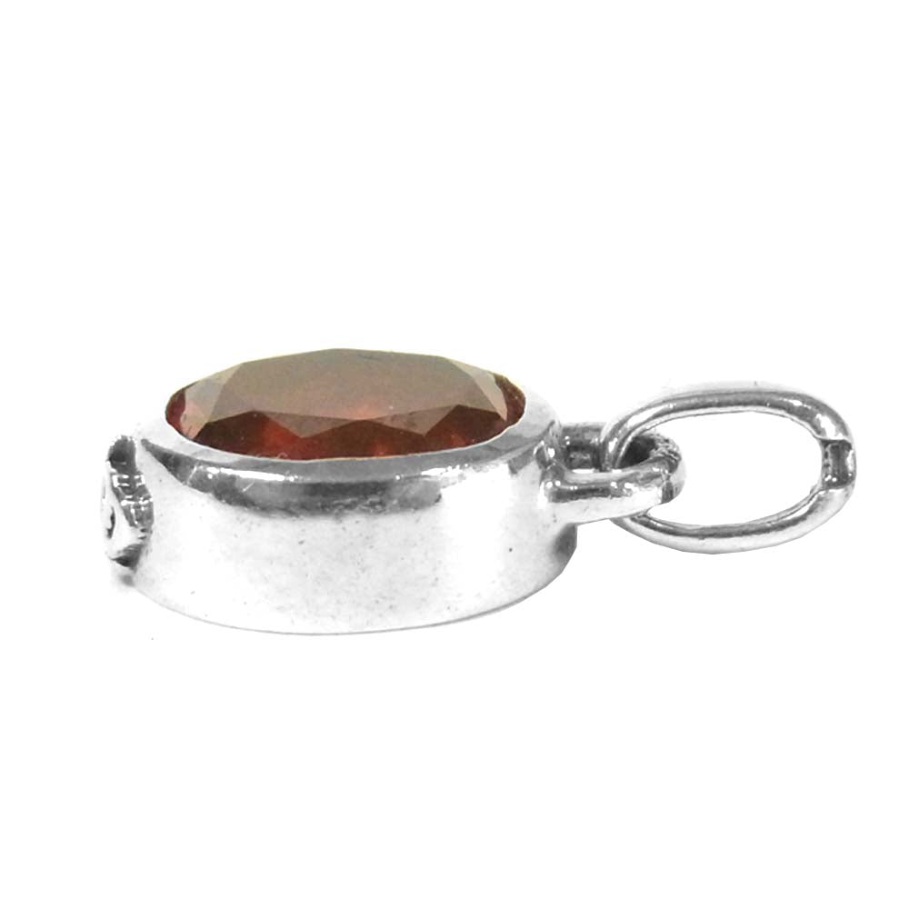 キングクローチ ストーン ネックレス チャーム ペンダントトップ シルバー系【中古】