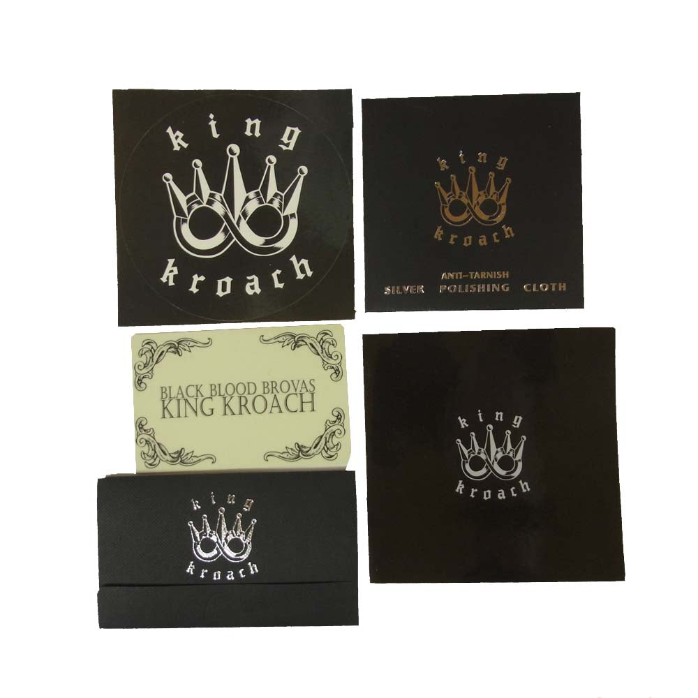 キングクローチ ストーン ネックレス チャーム ペンダントトップ シルバー系【中古】