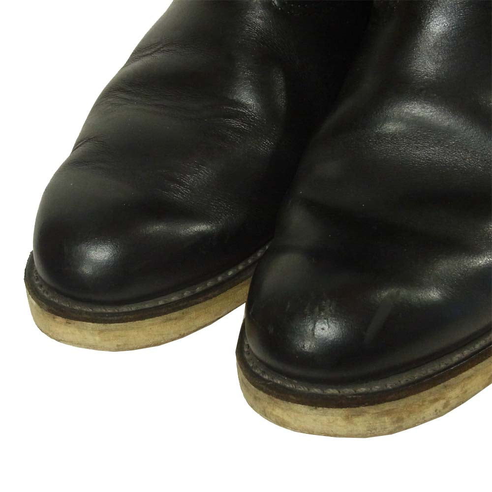 RED WING レッドウィング 8169 leather boots ペコス レザー ブーツ アメリカ製 ブラック系 USA9E【中古】