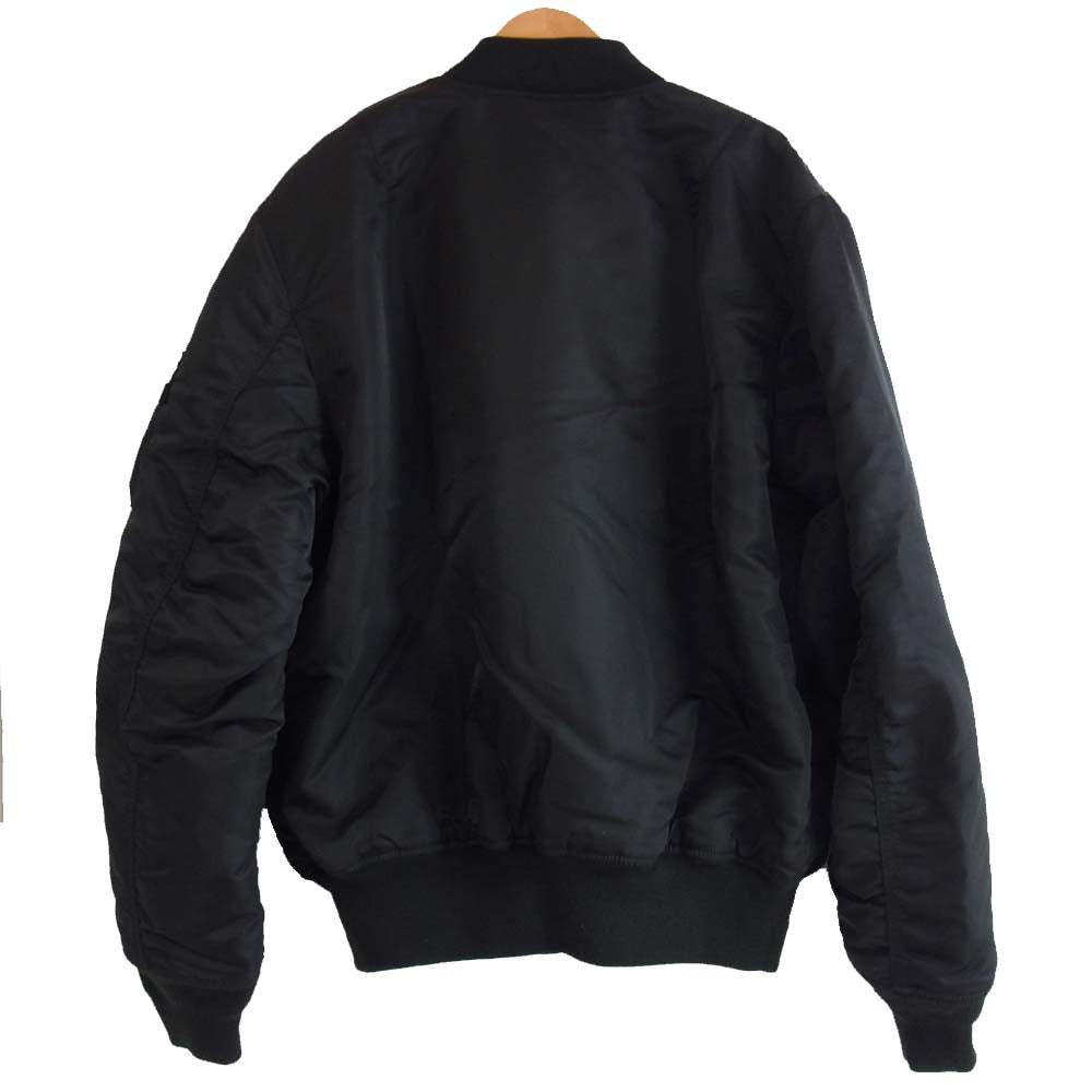 ALPHA アルファ 20004-5401 MA-1 TIGHT タイト ジャパンフィット ミリタリー ジャケット ブラック系 2L【中古】