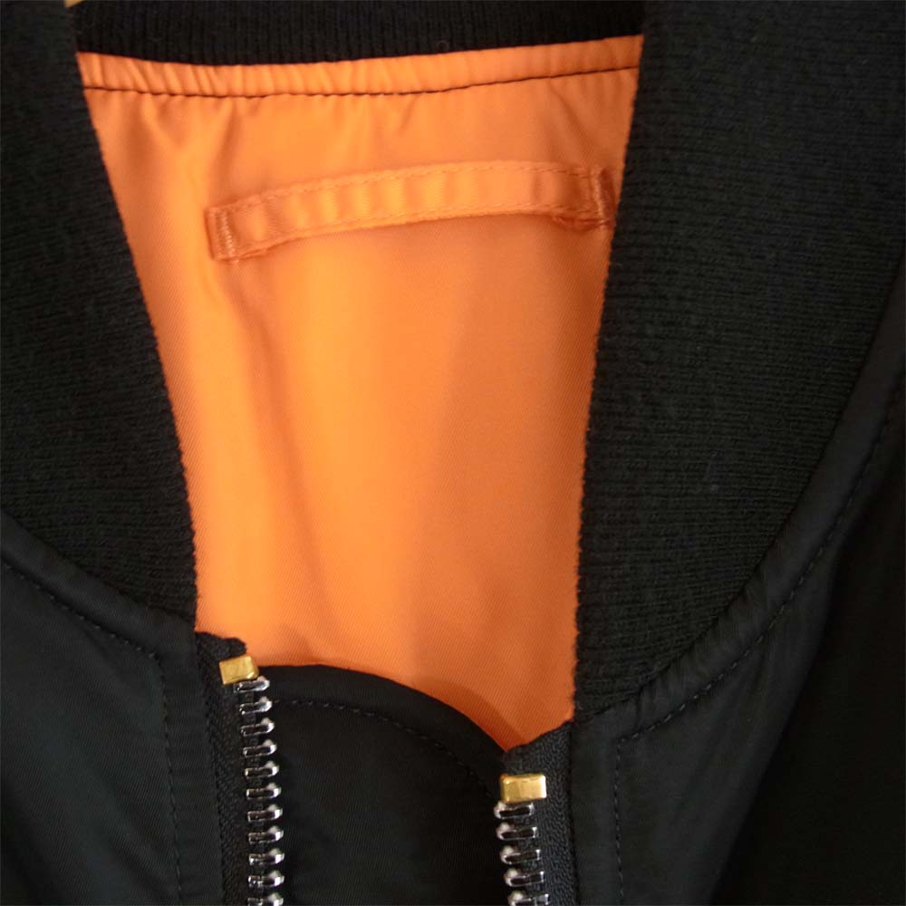 ALPHA アルファ 20004-5401 MA-1 TIGHT タイト ジャパンフィット ミリタリー ジャケット ブラック系 2L【中古】