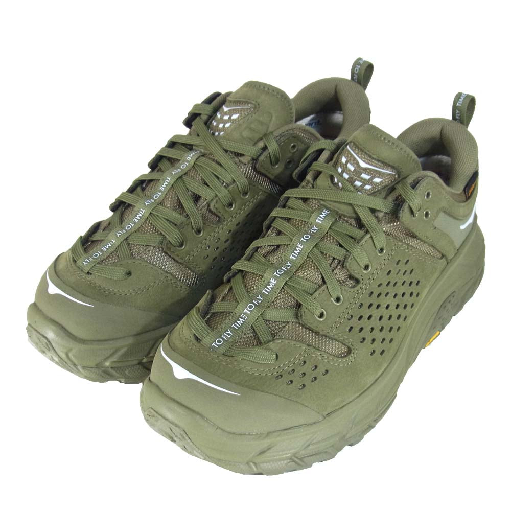 HOKA ONE ONE ホカ オネオネ 1105689 TOR ULTRA LOW WP トゥ ウルトラ ロー WP カーキ系 26cm【新古品】【未使用】【中古】