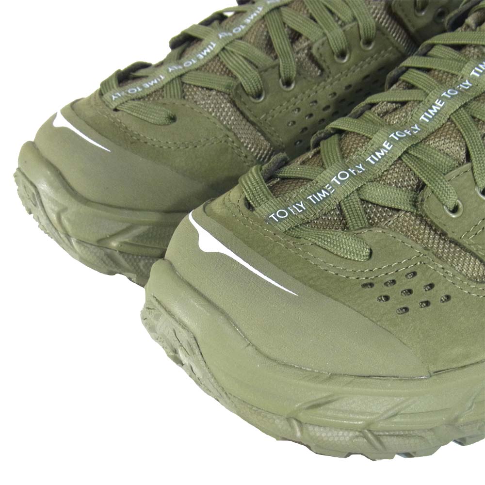 HOKA ONE ONE ホカ オネオネ 1105689 TOR ULTRA LOW WP トゥ ウルトラ ロー WP カーキ系 26cm【新古品】【未使用】【中古】