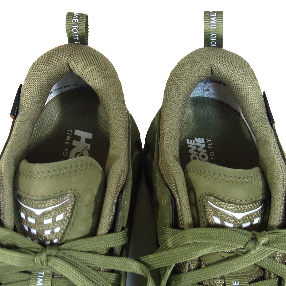 HOKA ONE ONE ホカ オネオネ 1105689 TOR ULTRA LOW WP トゥ ウルトラ ロー WP カーキ系 26cm【新古品】【未使用】【中古】