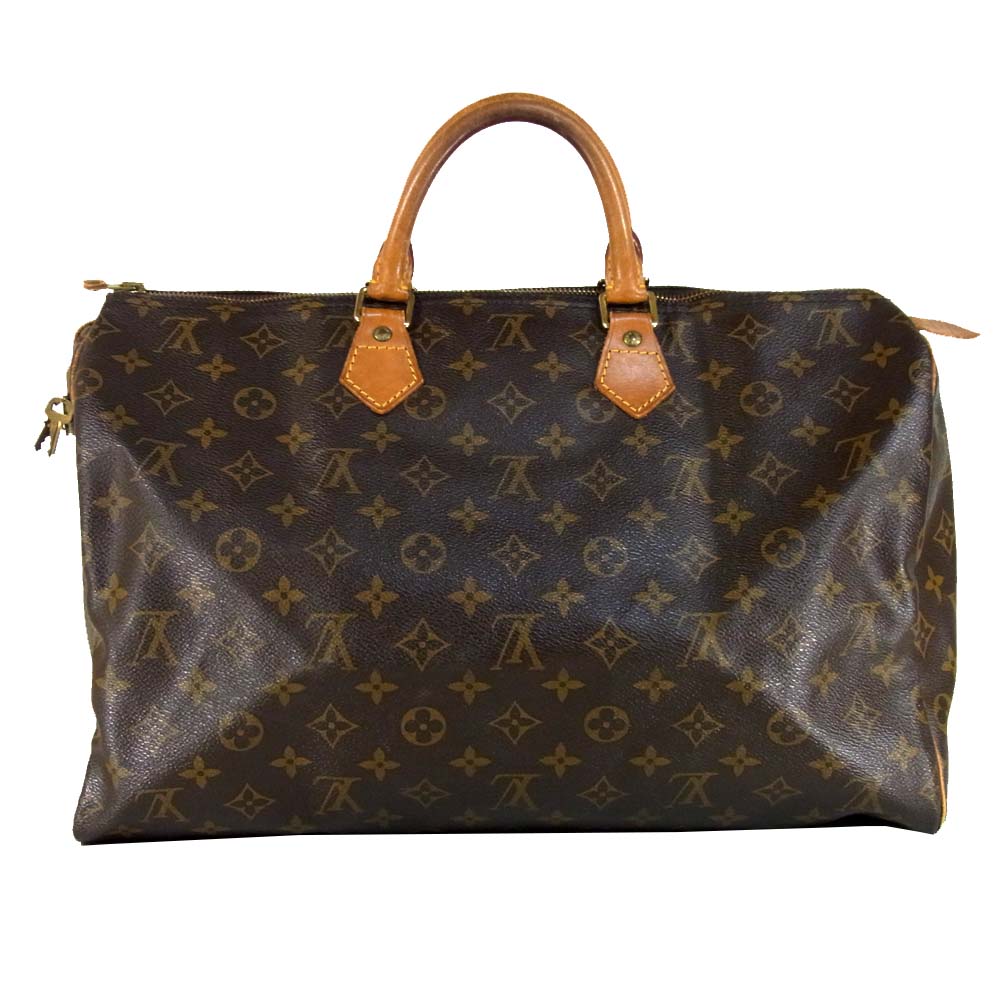 LOUIS VUITTON ルイ・ヴィトン M41522 スピーディ40 モノグラム ボストンバッグ ブラウン系【中古】