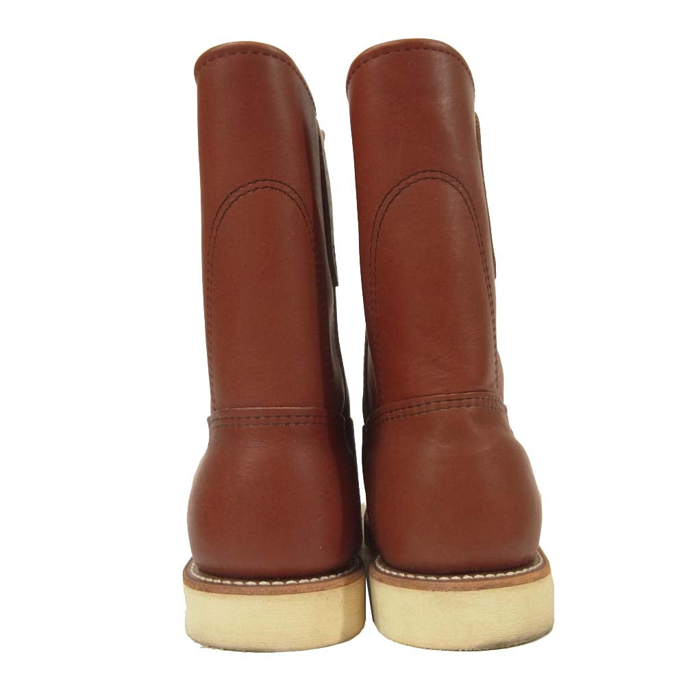 RED WING レッドウィング 8866 PECOS BOOTS レザー ブーツ USA8.5E アメリカ製 ブラウン系 26.5cm【美品】【中古】