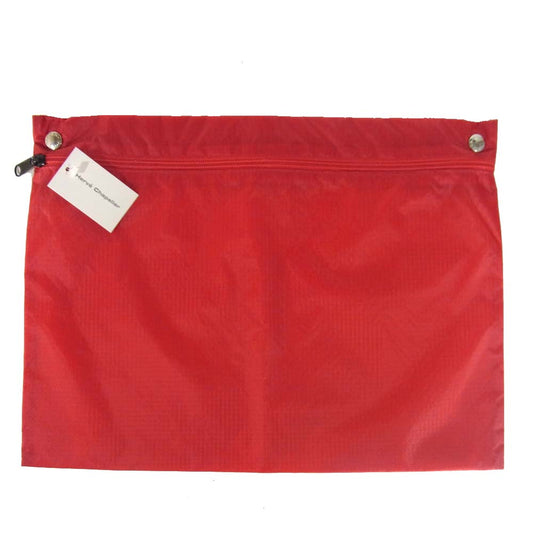 Herve Chapelier エルベ・シャプリエ パラシュート クロス ポーチ レッド【新古品】【未使用】【中古】