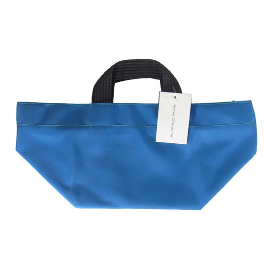 Herve Chapelier エルベ・シャプリエ 901N ナイロン 舟型 トートS  ショルダー バッグ ブルー×グリーン ブルー系【新古品】【未使用】【中古】