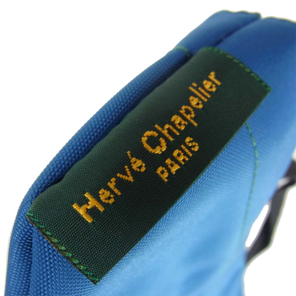 Herve Chapelier エルベ・シャプリエ 901N ナイロン 舟型 トートS  ショルダー バッグ ブルー×グリーン ブルー系【新古品】【未使用】【中古】
