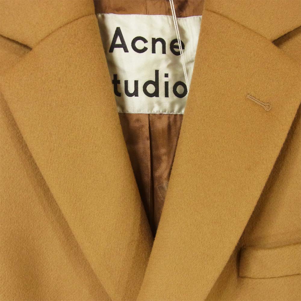 ACNE STUDIOS アクネストゥディオズ FN-WN-OUTW000001 ウール チェスター コート ポルトガル製 ブラウン系 36【中古】
