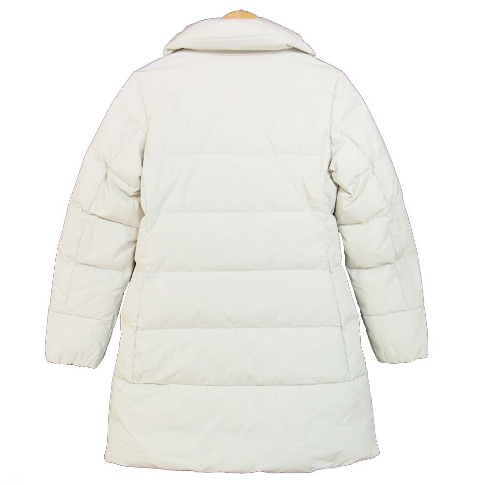 WOOLRICH ウールリッチ WWOU0294 QUILTED VAIL COAT キルティング ベイル サイドジップ コート オフホワイト系 S【極上美品】【中古】