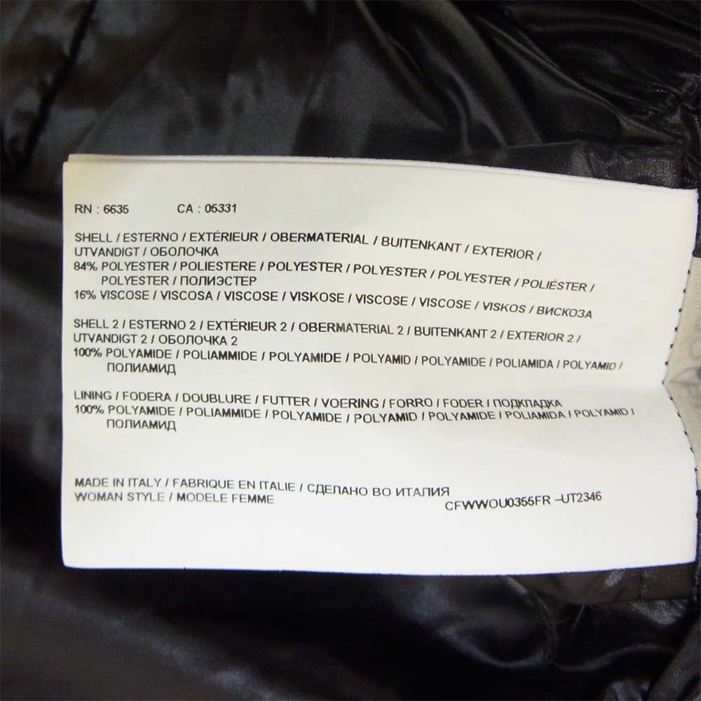 WOOLRICH ウールリッチ WWOU0355 LUXE PUFFY PRESCOTT リュクス パフィー プレスコット パーカ ブラック系 S【新古品】【未使用】【中古】