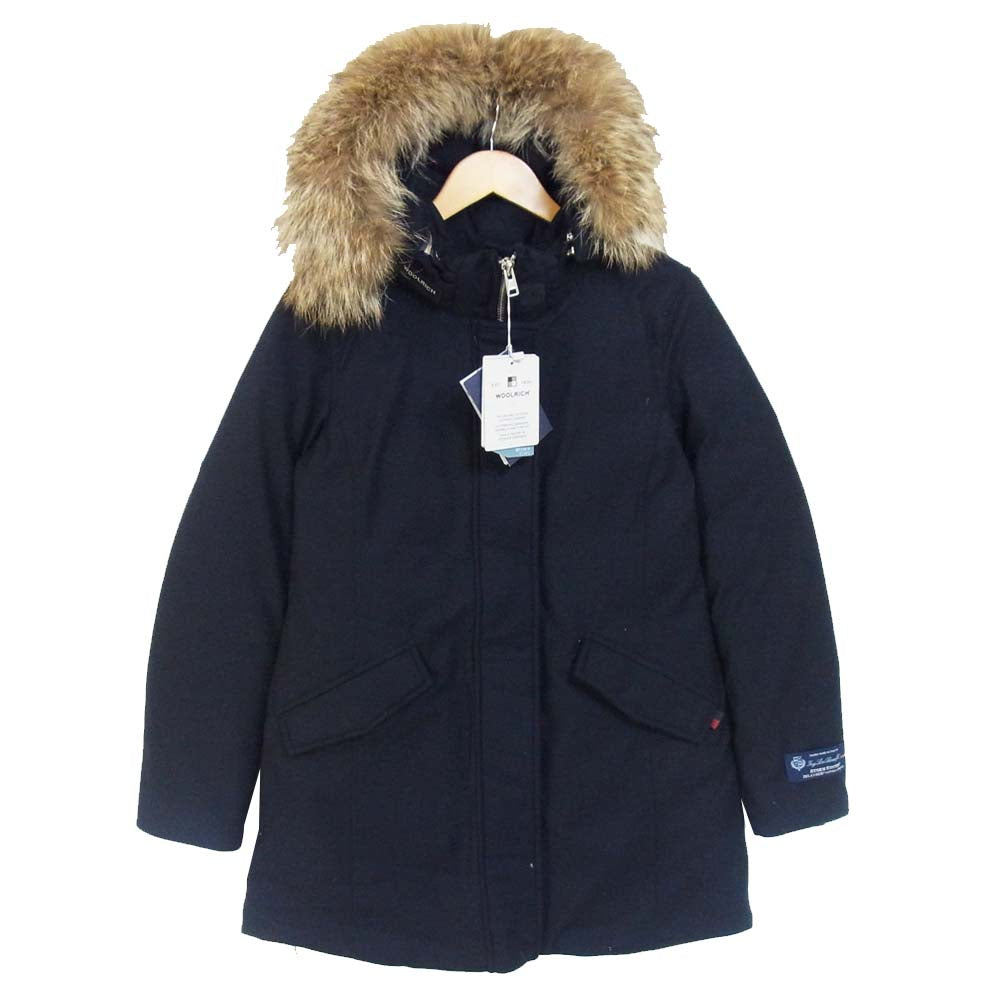 WOOLRICH ウールリッチ WWOU0352 LUXE ARCTIC PARKA MELTON BLUE ...