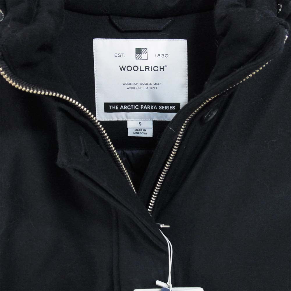 WOOLRICH ウールリッチ WWOU0352 LUXE ARCTIC PARKA MELTON BLUE リュクス アークティック パーカ メルトンブルー S【新古品】【未使用】【中古】