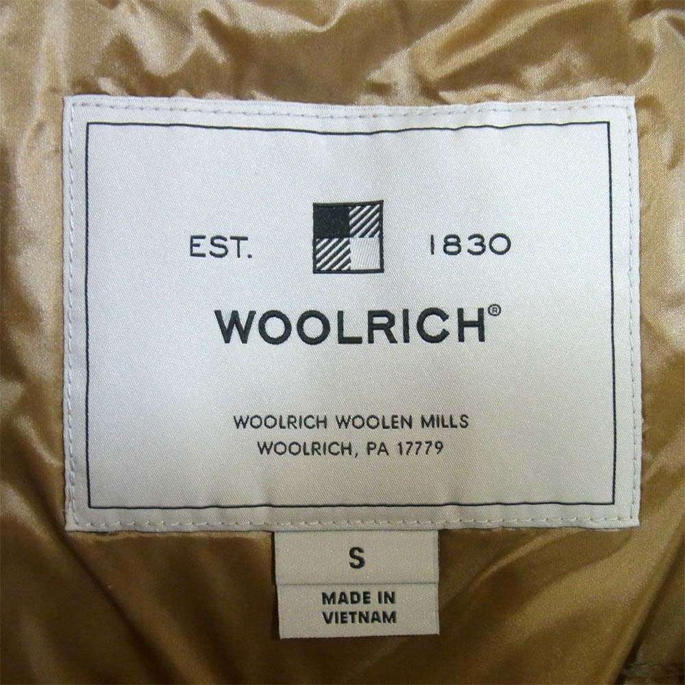 WOOLRICH ウールリッチ WWOU0282 ALIQUIPPA PUFFY JACKET アルキッパ パフィー ジャケット パーカ ゴールド系 S【新古品】【未使用】【中古】