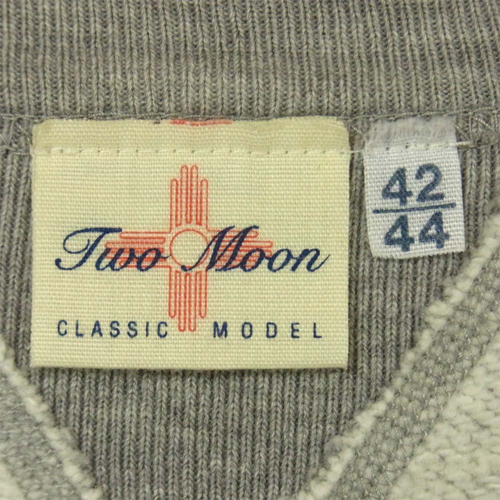 TWO MOON トゥームーン クラシックモデル 長袖 スウェット トレーナー グレー系 42 / 44【中古】