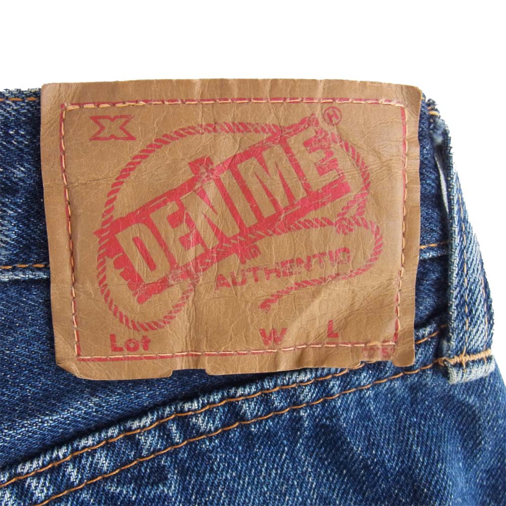Denime ドゥニーム ストレート デニム ボタンフライ インディゴブルー系 29【中古】