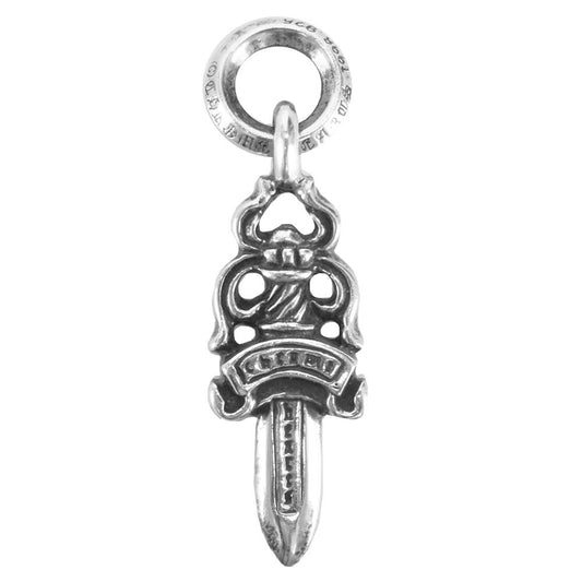 CHROME HEARTS クロムハーツ（原本有） No5 DAGGER ダガー チャーム シルバー系【中古】