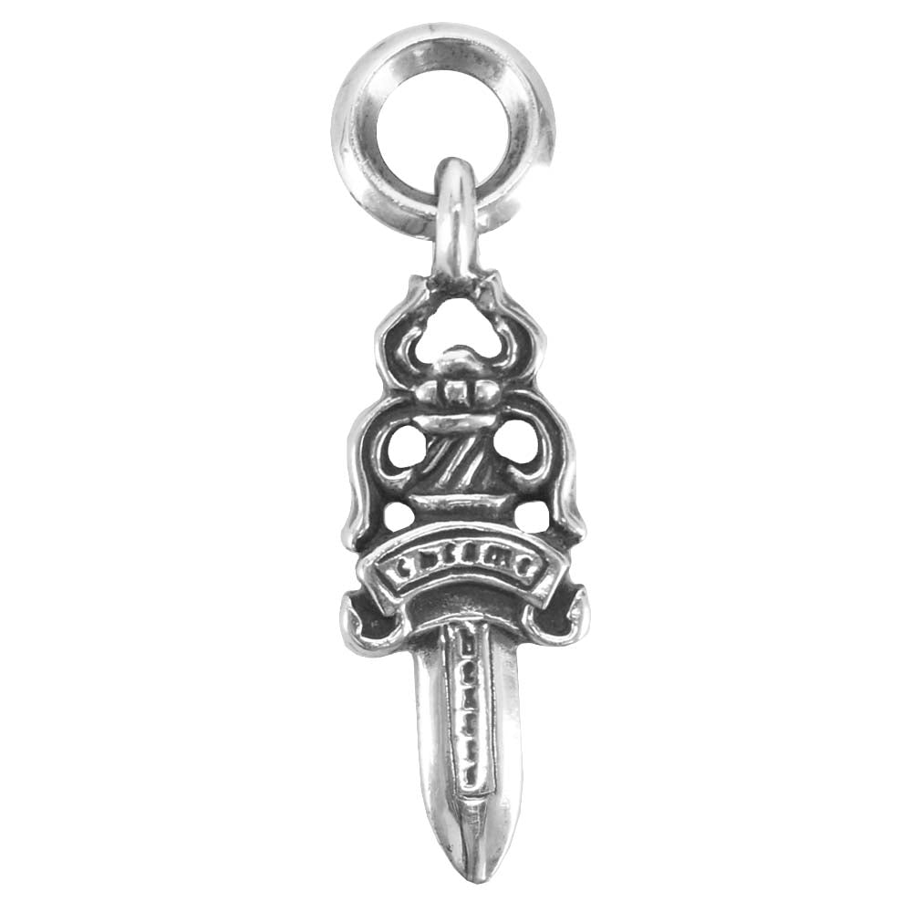 CHROME HEARTS クロムハーツ（原本有） No5 DAGGER ダガー チャーム シルバー系【中古】