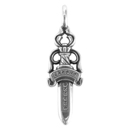 CHROME HEARTS クロムハーツ（原本無） DBL DAGGER ダブルダガー ペンダントトップ シルバー系【中古】