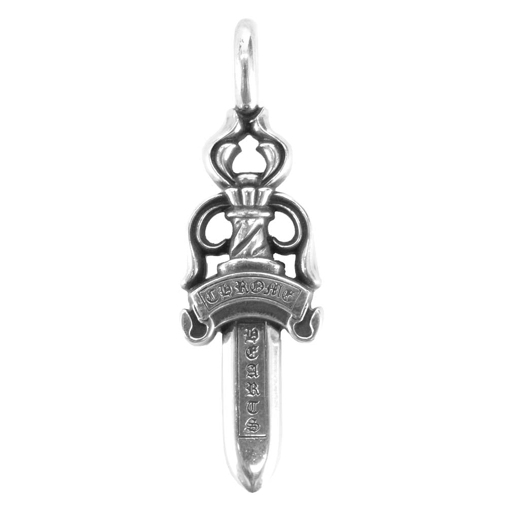 CHROME HEARTS クロムハーツ（原本無） DBL DAGGER ダブルダガー ペンダントトップ シルバー系【中古】