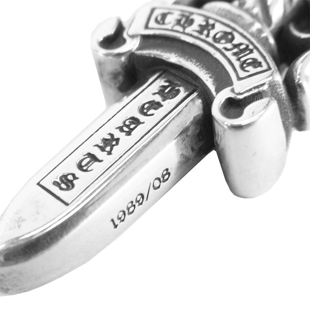 CHROME HEARTS クロムハーツ（原本無） DBL DAGGER ダブルダガー ペンダントトップ シルバー系【中古】