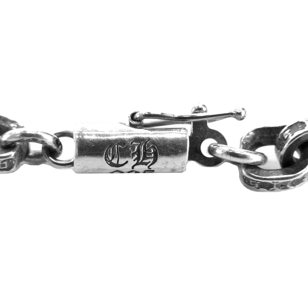 CHROME HEARTS クロムハーツ（原本有） PAPER CHAIN ペーパーチェーン ブレスレット 8インチ シルバー系【中古】