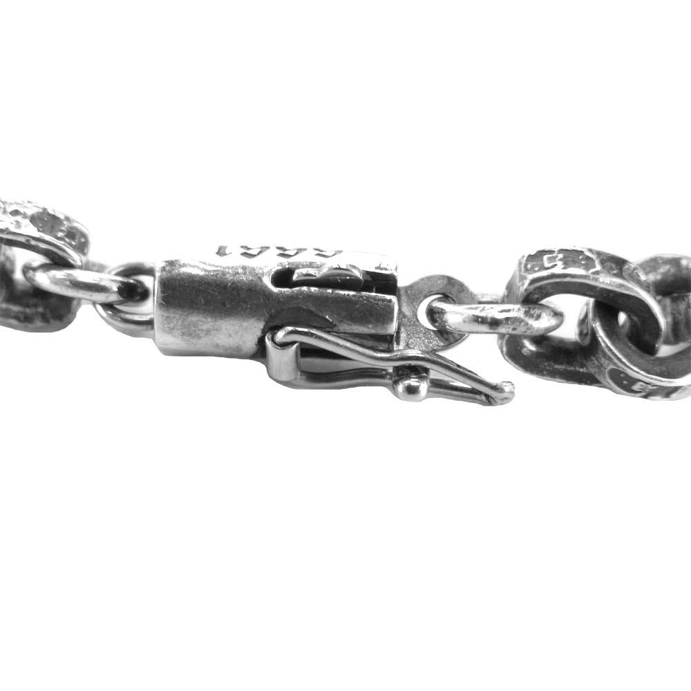 CHROME HEARTS クロムハーツ（原本有） PAPER CHAIN ペーパーチェーン ブレスレット 8インチ シルバー系【中古】