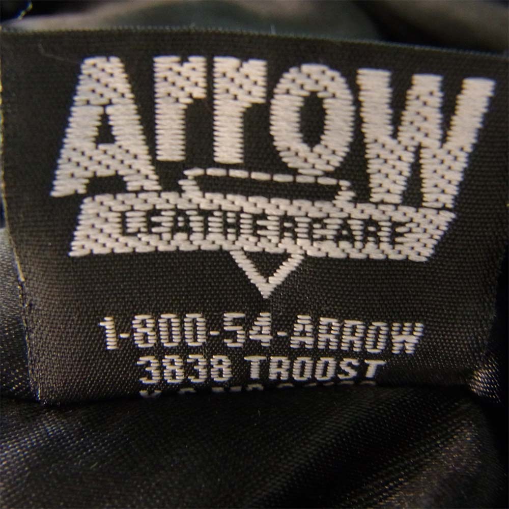 Supreme シュプリーム 13AW × shott ショット MA-1 レザー ジャケット ブラック系 M【中古】