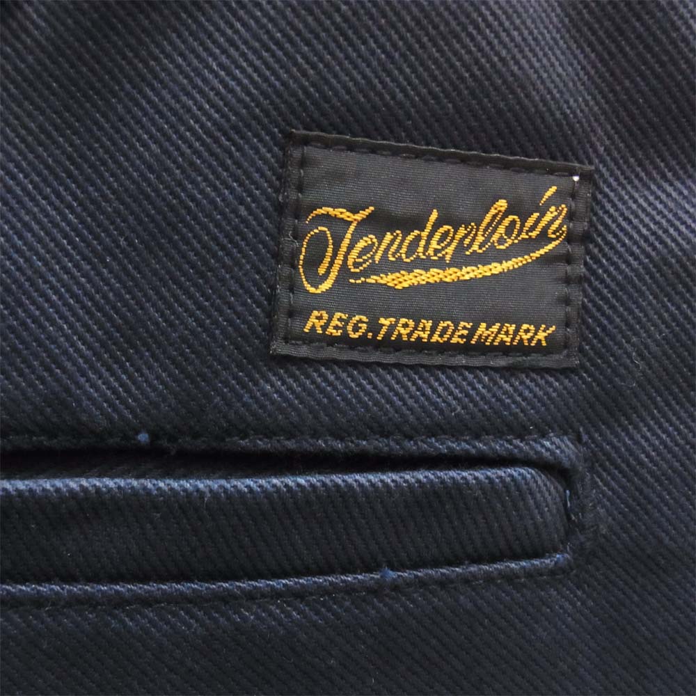 TENDERLOIN テンダーロイン T-BDP T/C ワークパンツ ネイビー ネイビー系 S【中古】