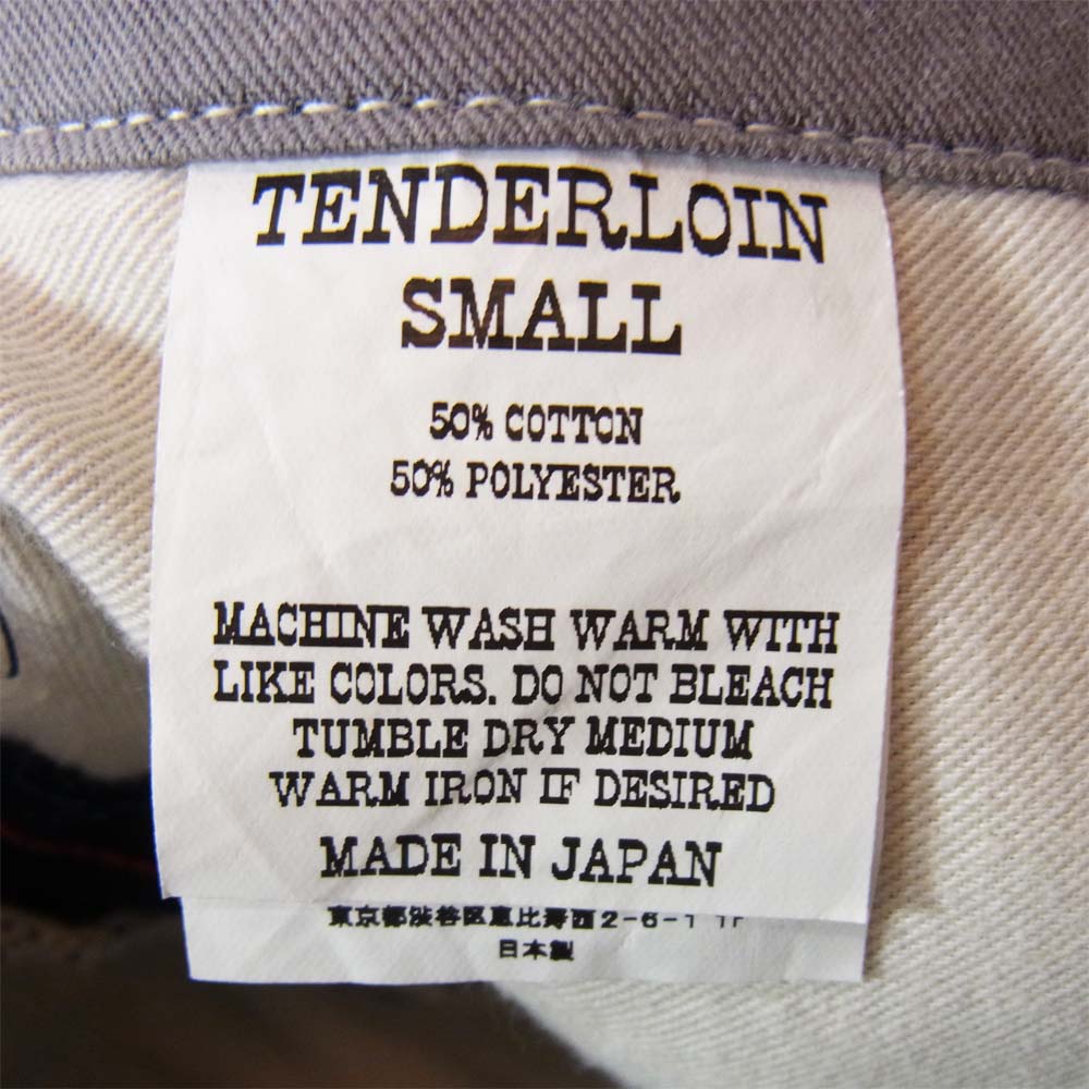 TENDERLOIN テンダーロイン T-BDP T/C ワークパンツ ネイビー ネイビー系 S【中古】