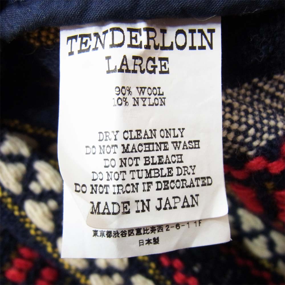 TENDERLOIN テンダーロイン T-NATIVE PARKA メキシカン ネイティブ パーカー マルチカラー系 L【美品】【中古】