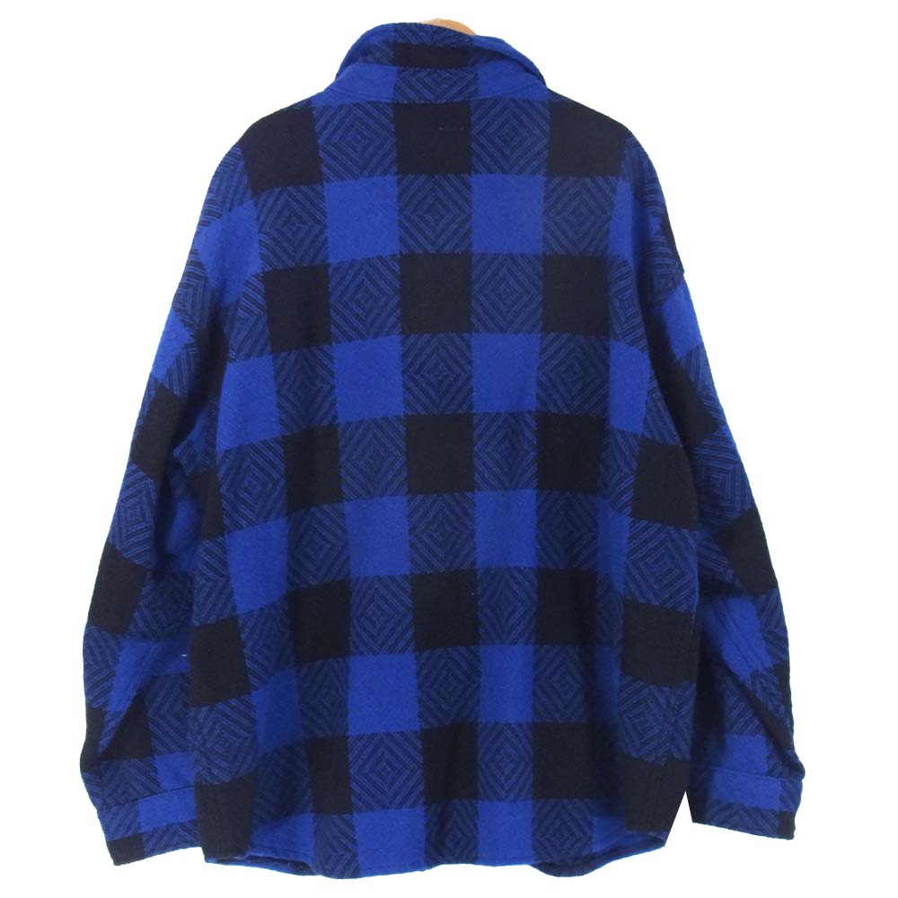 TENDERLOIN テンダーロイン T-BUFFALO SHT JKT バッファロー チェック シャツ ジャケット 黒×青 M【中古】