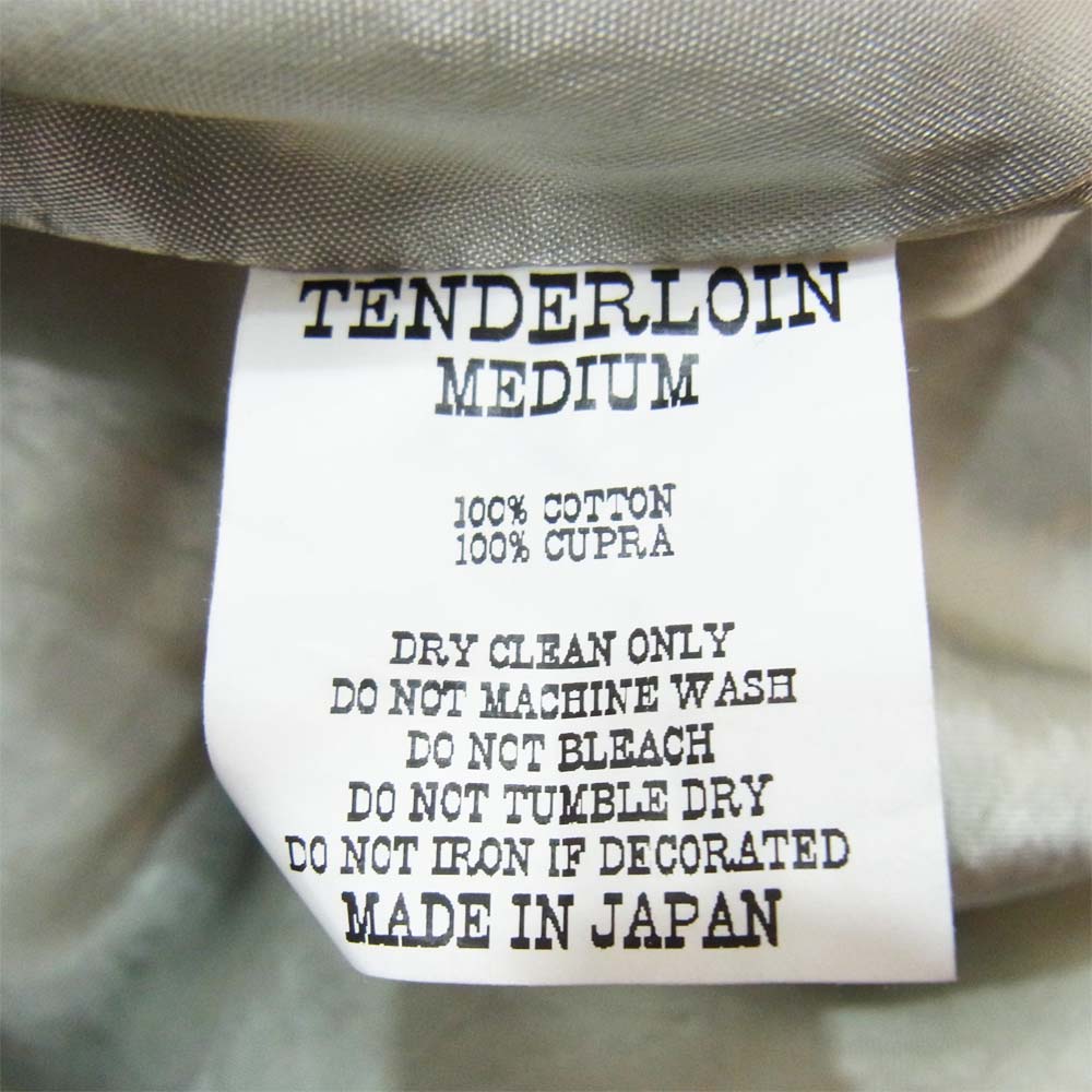 TENDERLOIN テンダーロイン T-SOUVENIR JKT 刺繍 ベロア スーベニア ジャケット ブラック系 M【美品】【中古】