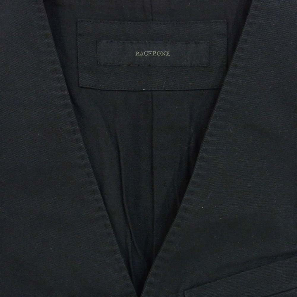 BACKBONE バックボーン BB13SS-V12 MICROTEX ベスト ブラック系 S【中古】
