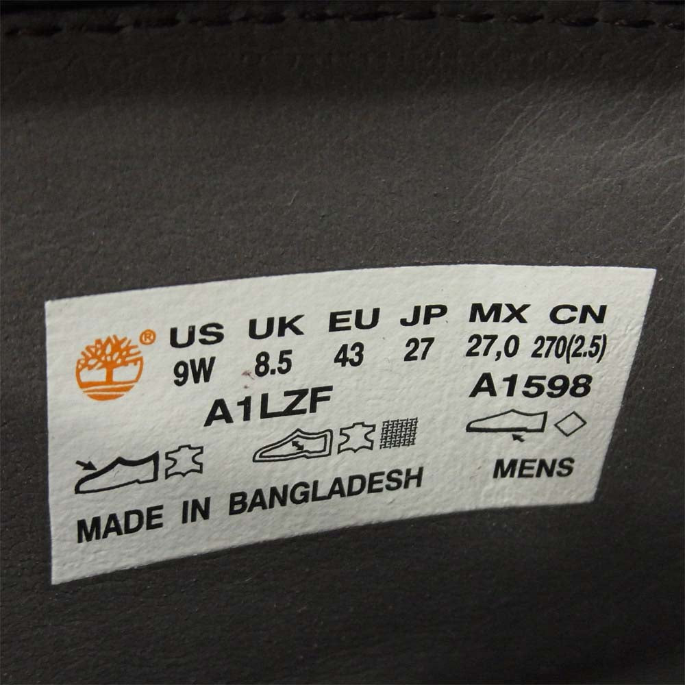 Timberland ティンバーランド TB0A1LZF TB0A1LZF ウォータープルーフ ブーツ バングラデシュ製 パープル系 27cm【中古】