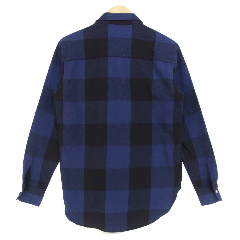 ファインダーズ キーパーズ 46031103 FK-BIG CHECK FLANNEL LONG チェック フランネル シャツ ブルー×ブラック系 S【中古】