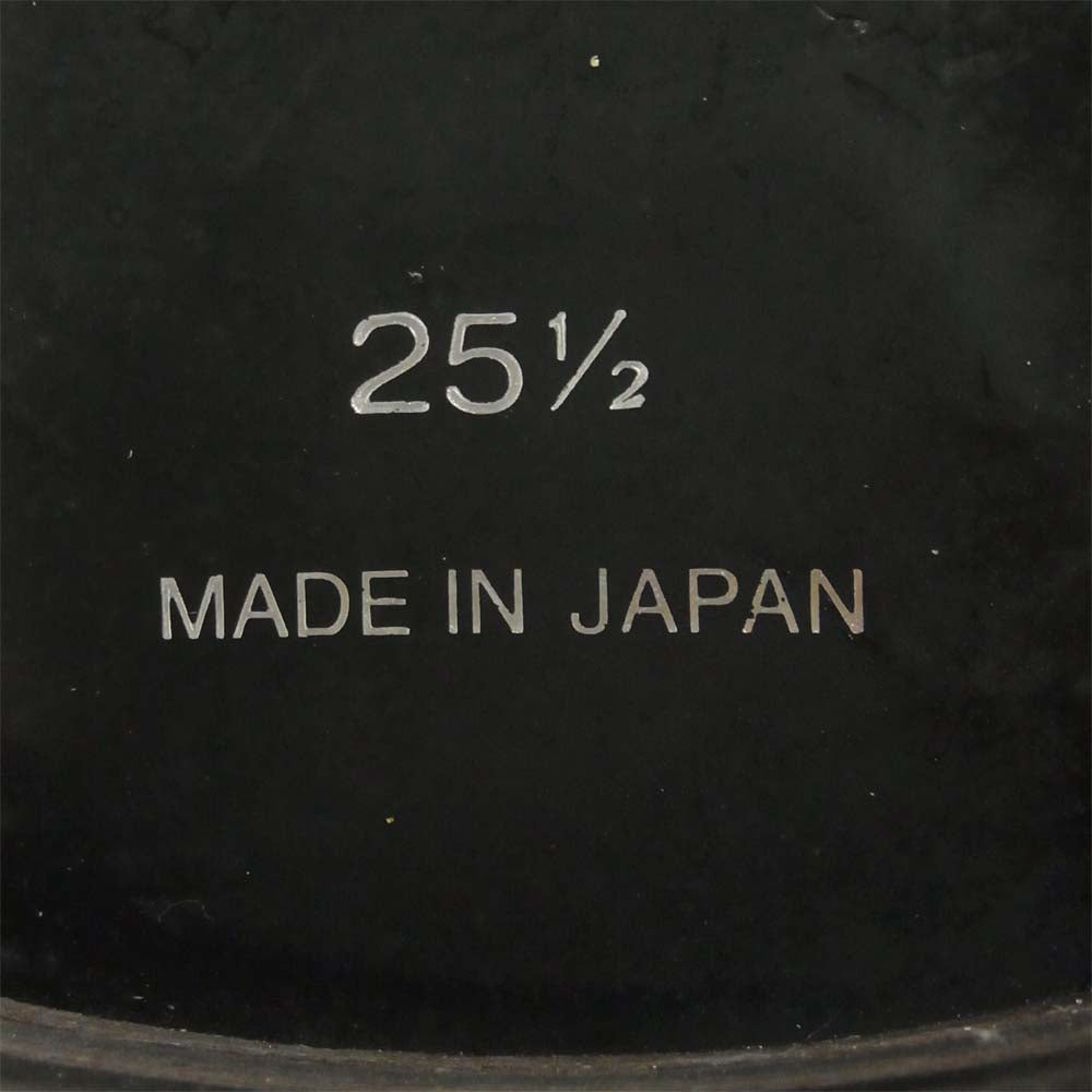 バックラッシュ Leather short engineer boots レザー ショート エンジニアブーツ ブラック系 25.5cm【中古】