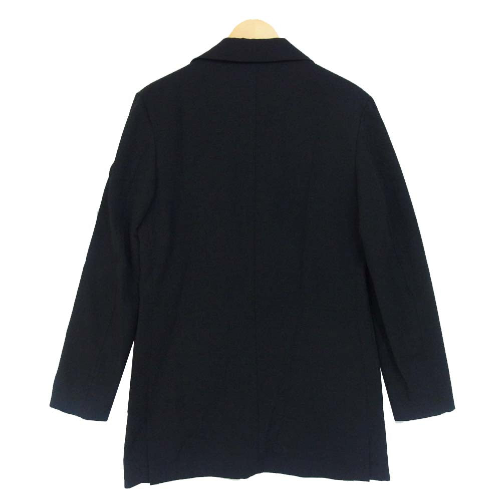 Yohji Yamamoto ヨウジヤマモト POUR HOMME プールオム 20SS HN-J45-100 ウールギャバジン 開襟 ジャケット ブラック系 2【中古】