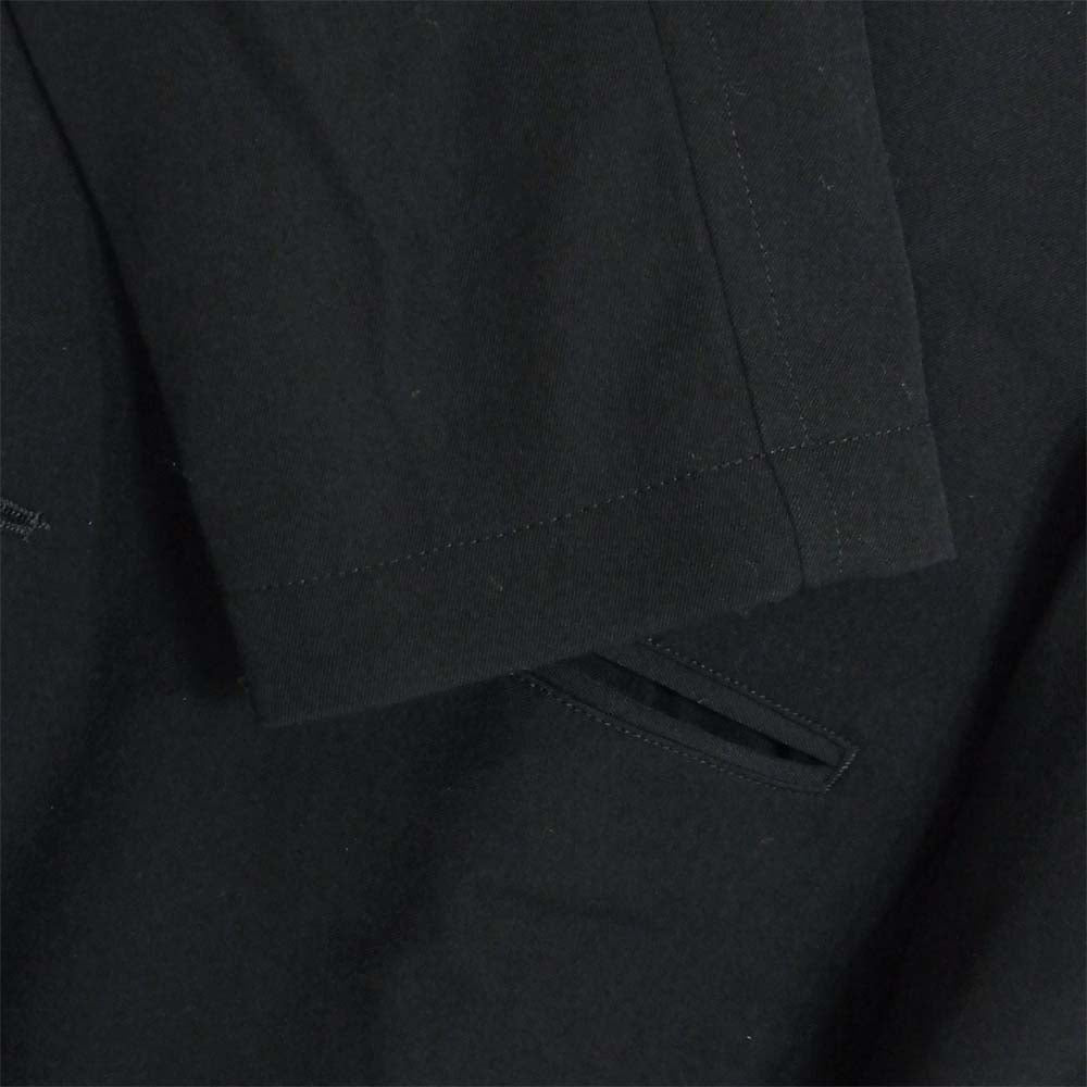 Yohji Yamamoto ヨウジヤマモト POUR HOMME プールオム 20SS HN-J45-100 ウールギャバジン 開襟 ジャケット ブラック系 2【中古】