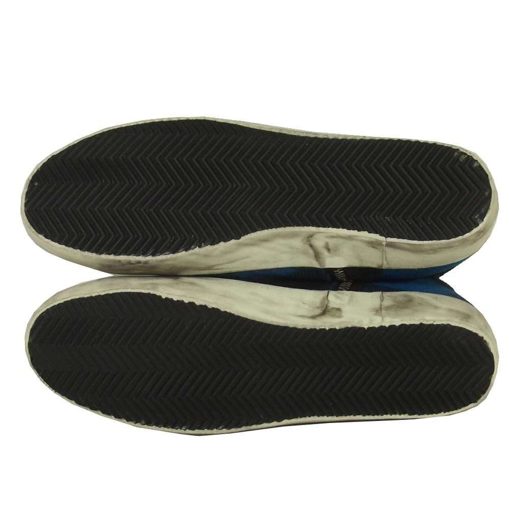 GOLDEN GOOSE ゴールデングース G25U591 FRANCY フランシー ハイカット ダメージ加工 スニーカー ブルー系 ブラック系 43【中古】