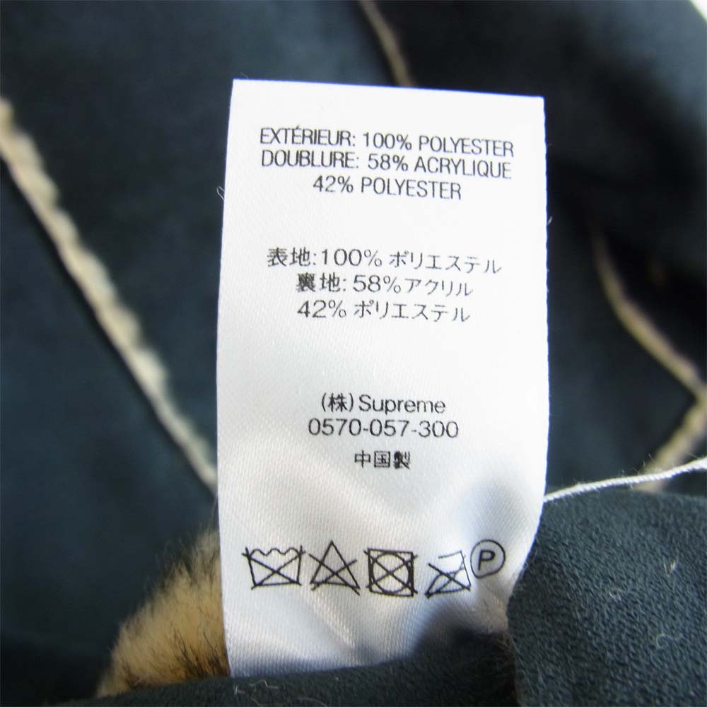 Supreme シュプリーム 19SS Reversible Faux Suede Leopard Coat リバーシブル レオパード スウェード コート ブラック系 マルチカラー系 L【新古品】【未使用】【中古】