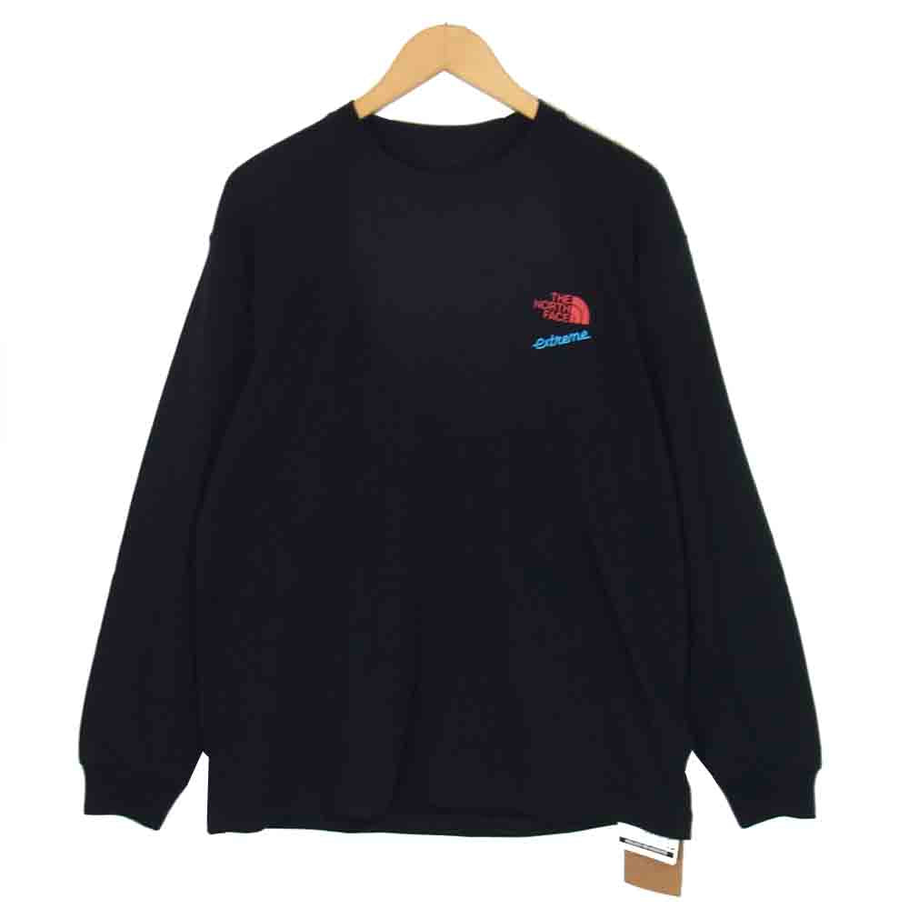 THE NORTH FACE ノースフェイス NT32032 L/S Extreme Tee ロング スリーブ エクストリーム ティー  ブラック系 L【中古】