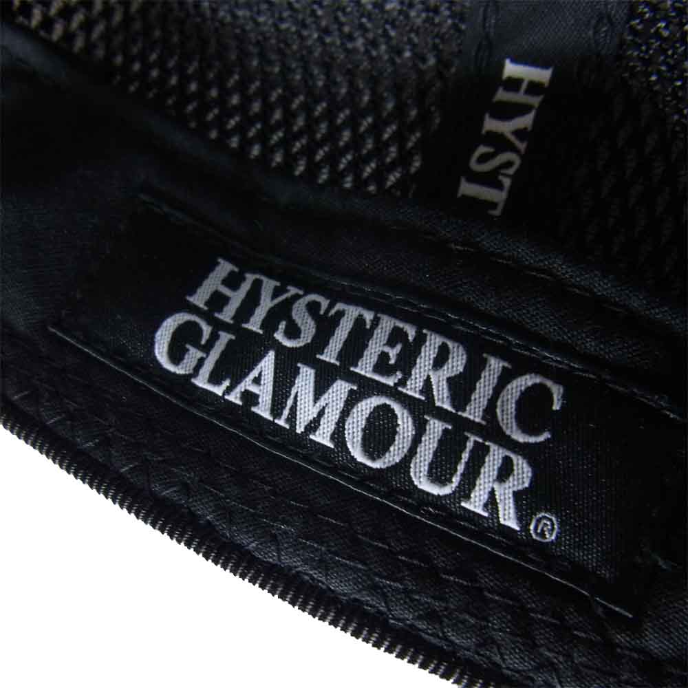 HYSTERIC GLAMOUR ヒステリックグラマー 0262QH01 HYSTERIC SOUNDS メッシュ キャップ  ブラック系【中古】
